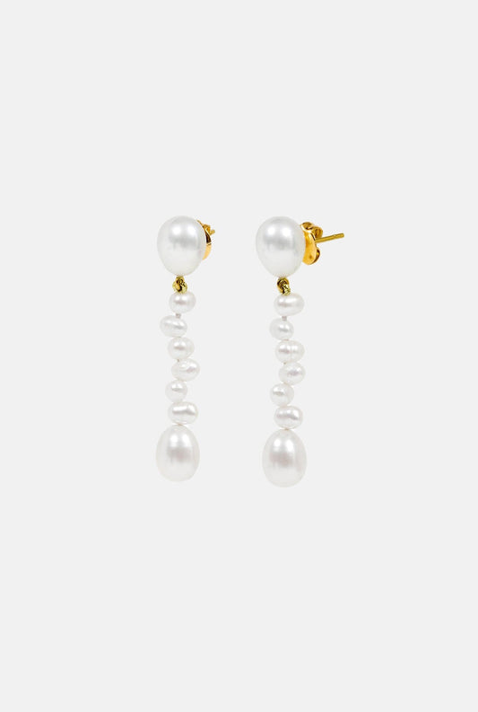 Moon pearls earrings Earrings Leandra Studio 