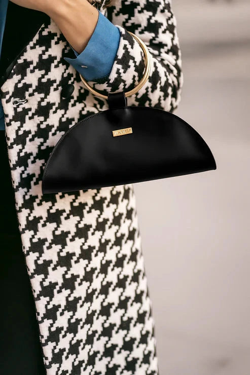 Moon piel negro Crossbody bags Zahati 