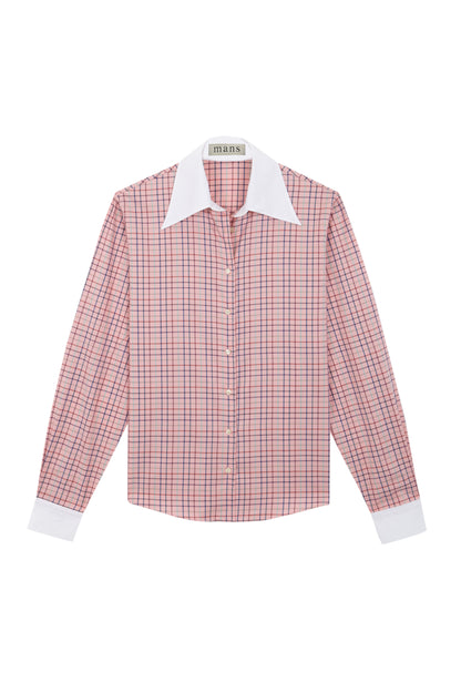 CAMISA CUADROS ROSAS Y AZULES