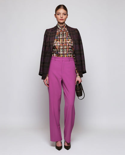 Multicolor floral cotton shirt Shirts & blouses Mirto 