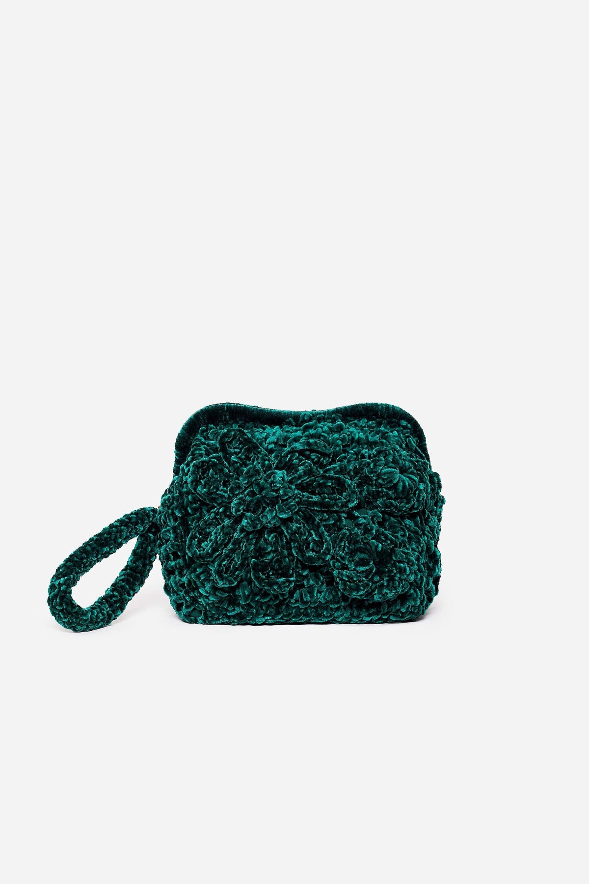 Musgo Green Clutch Hand bags SOY FASCINANTE 