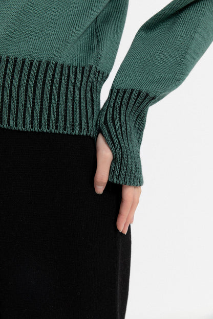 Mustang Green jumper Sweaters Carlota Cahis 