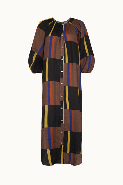 Nácar Brown Dress Dresses Maràvic 