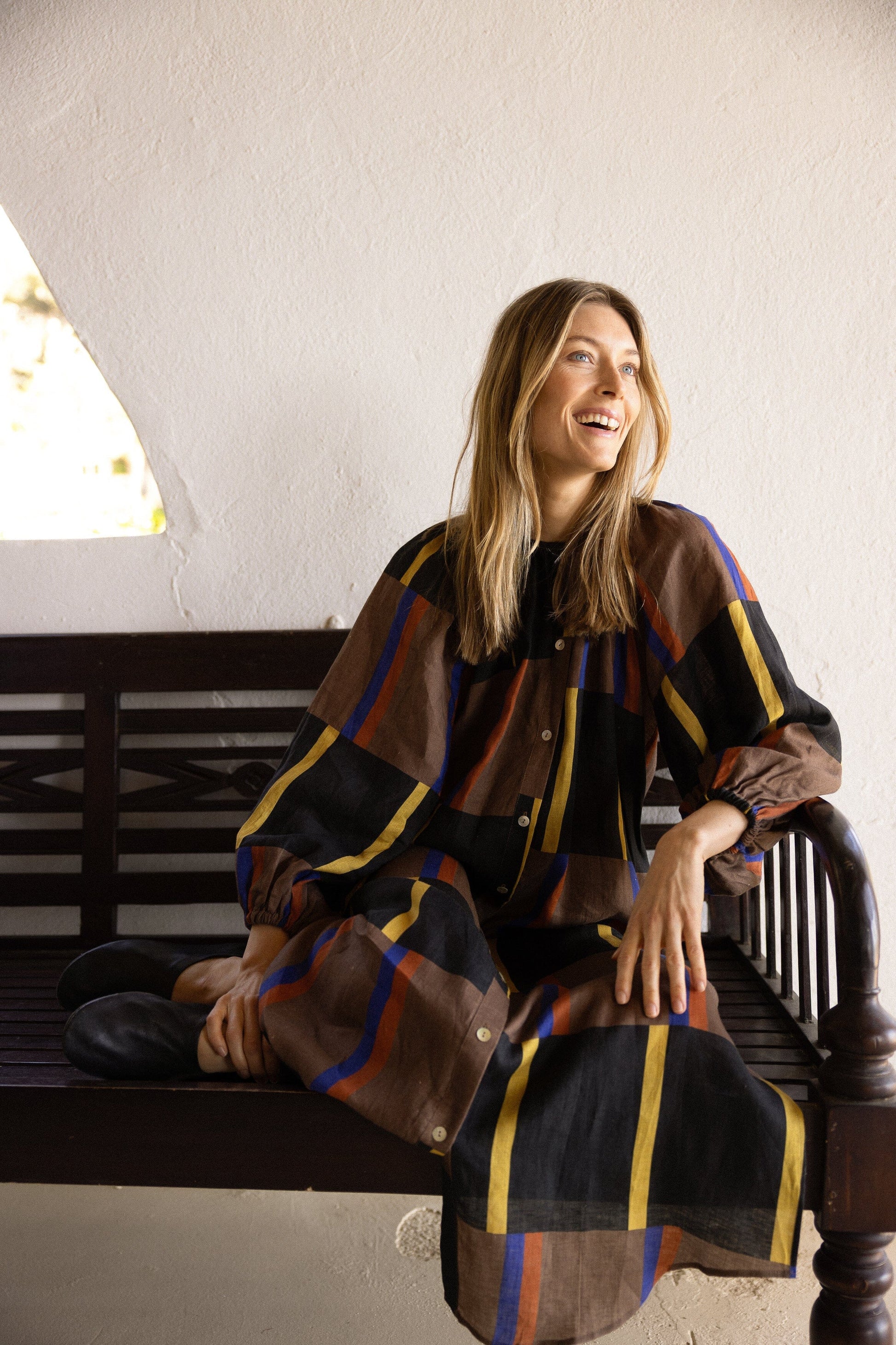 Nácar Brown Dress Dresses Maràvic 