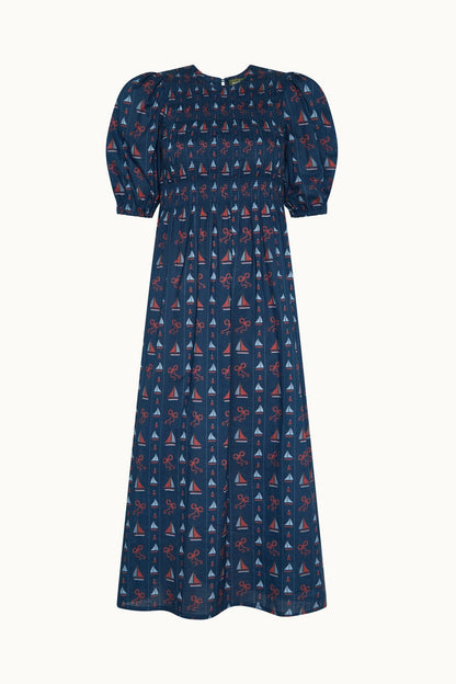Navy Blue Dress Vestido Maràvic 