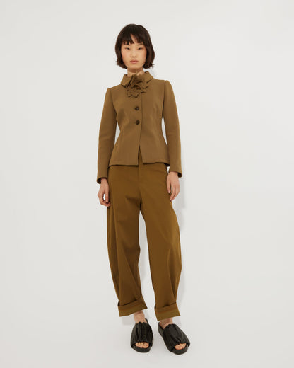 Neoprene club collar blazer Jackets Tot-Hom 