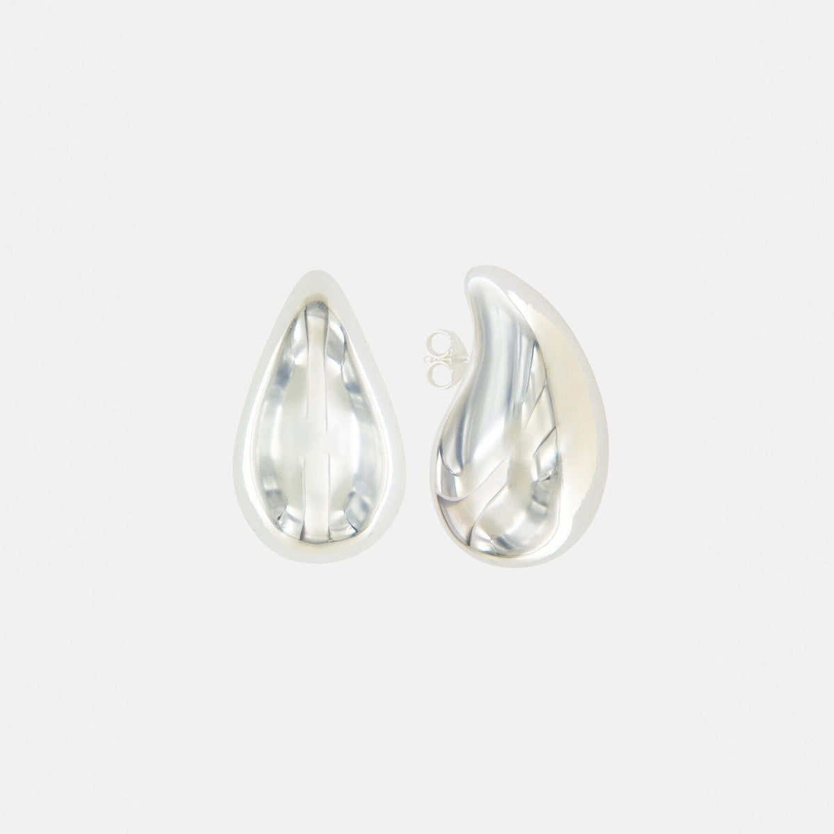 New Big Drop Plata Earrings Coolook 