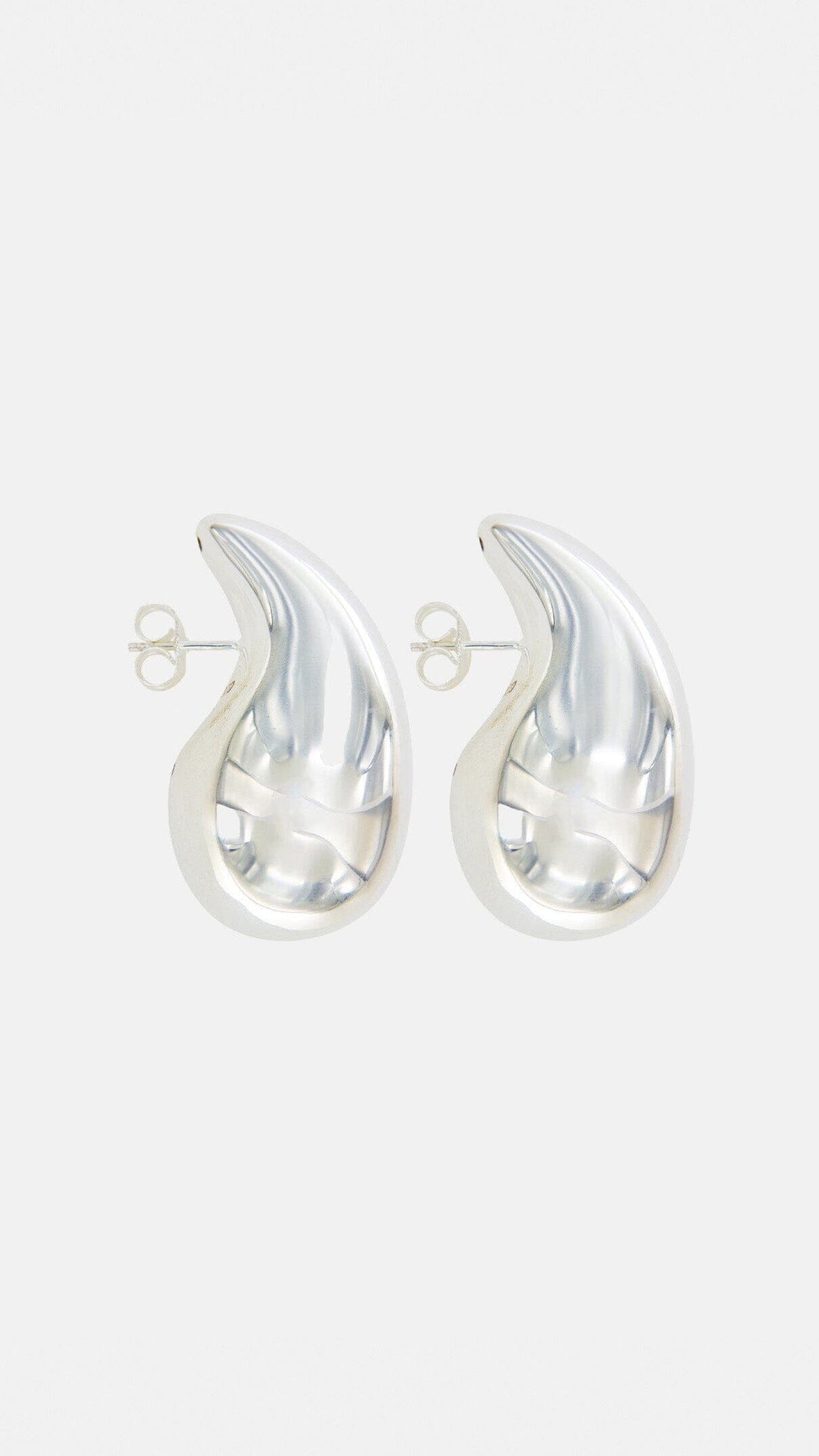 New Big Drop Plata Earrings Coolook 