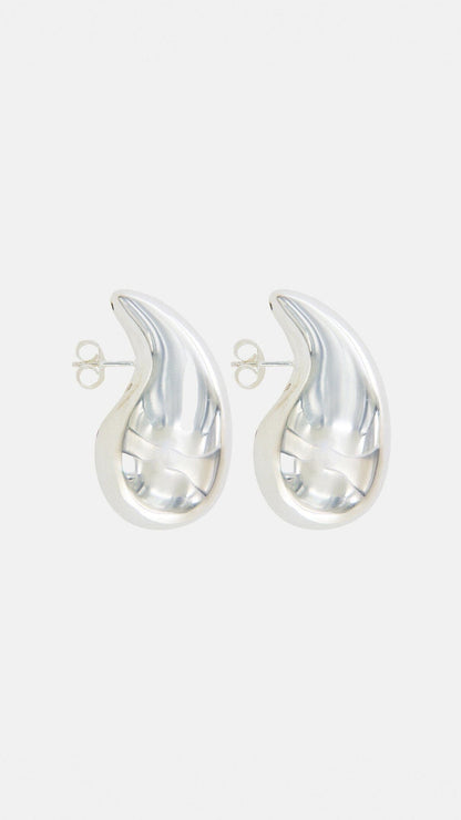 New Big Drop Plata Earrings Coolook 