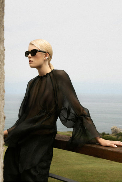 Nora Organza Blouse Shirts & blouses Corsicana 