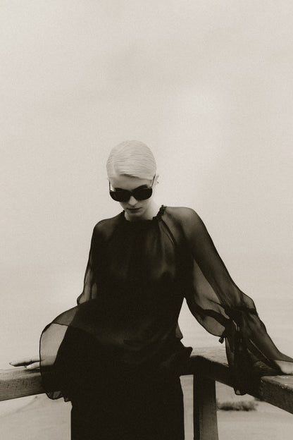 Nora Organza Blouse Shirts & blouses Corsicana 