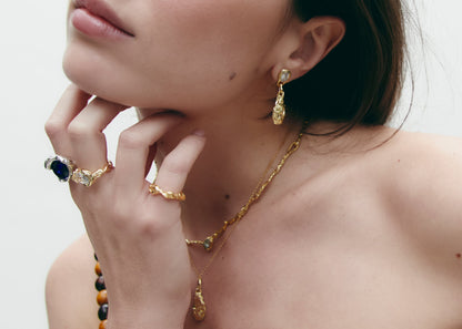 Ombra Earrings Gold Earrings Albert Coll 