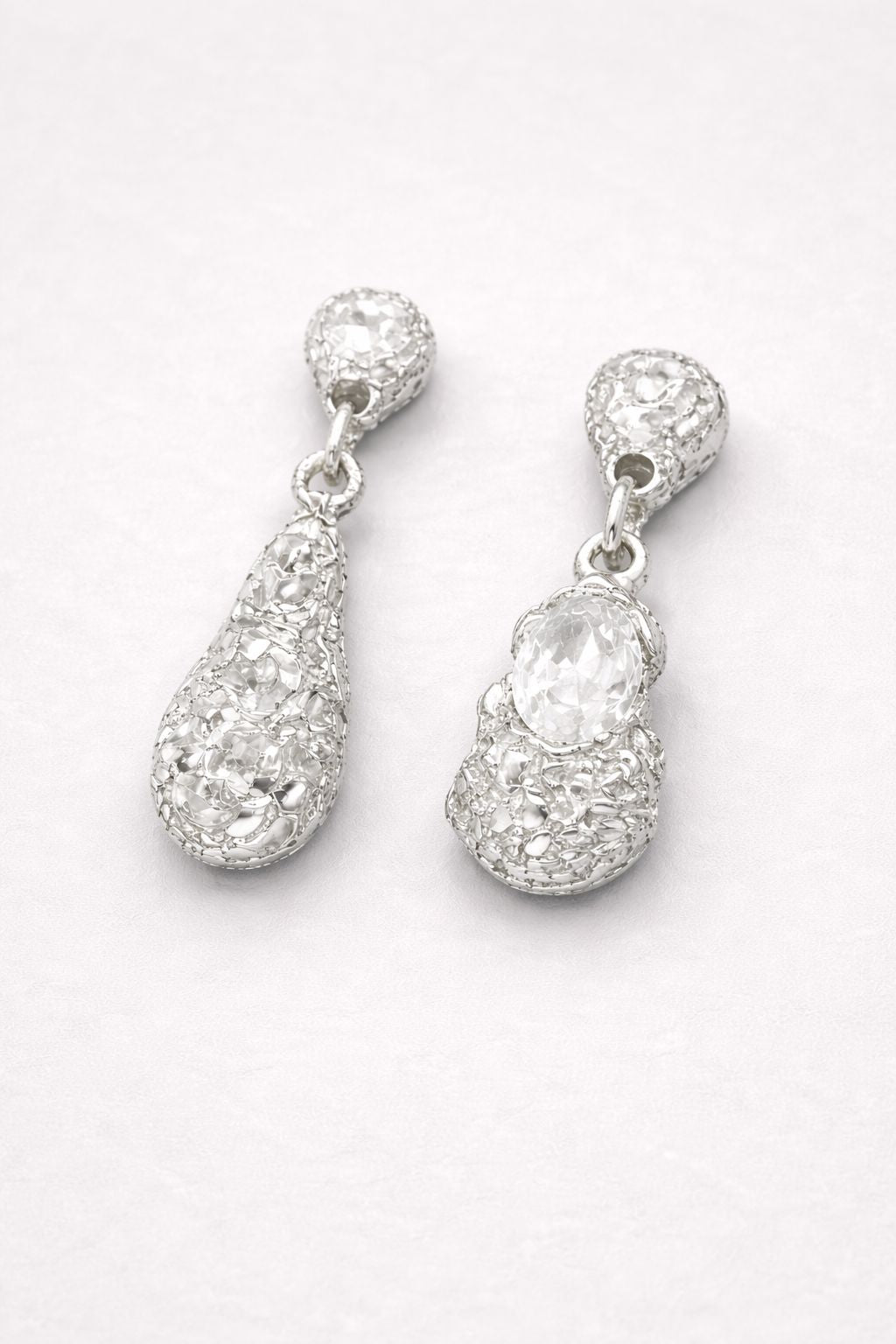 Ombra Earrings Silver Earrings Albert Coll 