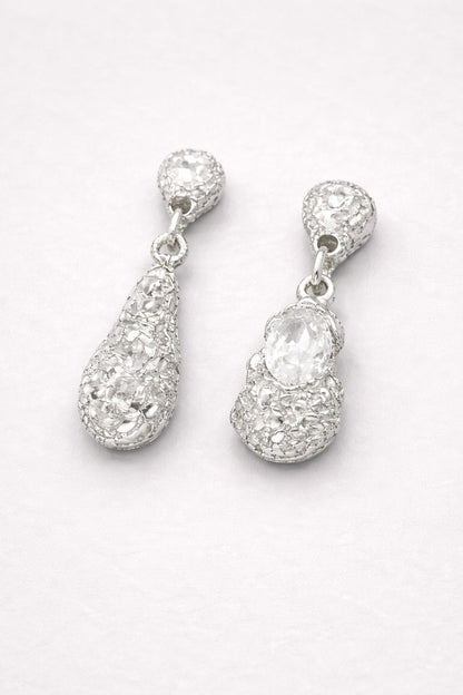 Ombra Earrings Silver Earrings Albert Coll 