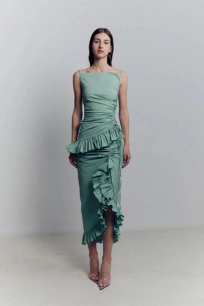 One Side Ruching Top Tops and Blouses Juan Vidal 