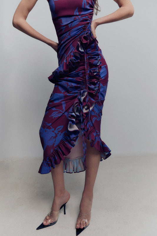 One Side Ruffle Skirt Skirts Juan Vidal 