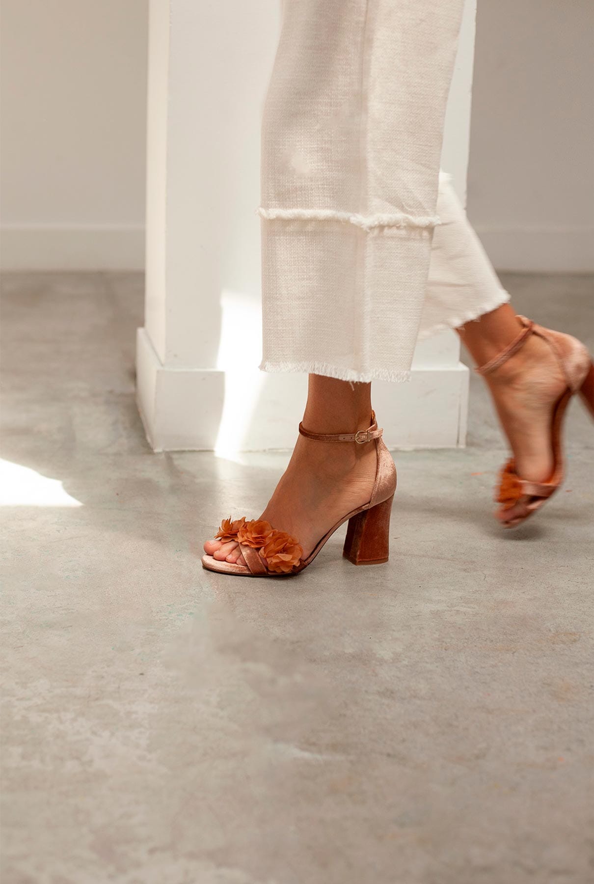 OPHELIA 9 AZAFRÁN Heels Flordeasoka 