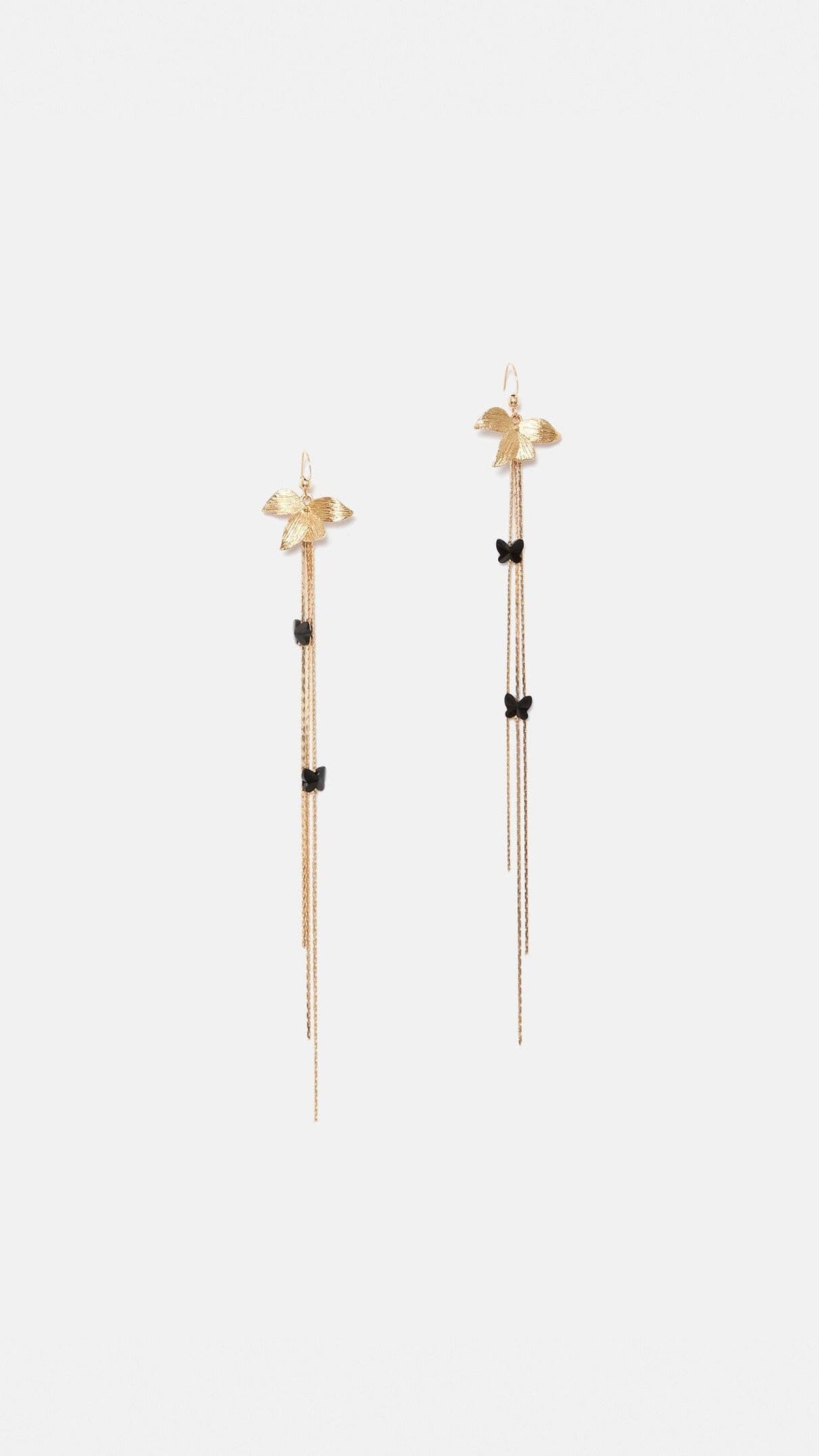 Orchid bfly earrings Earrings La Morenita 