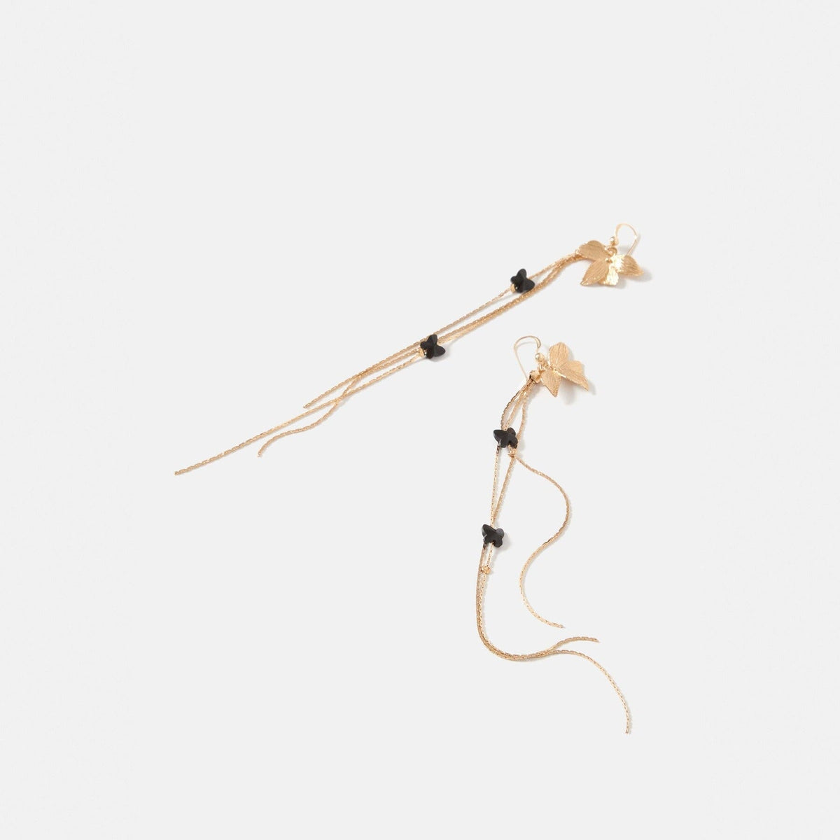 Orchid bfly earrings Earrings La Morenita 