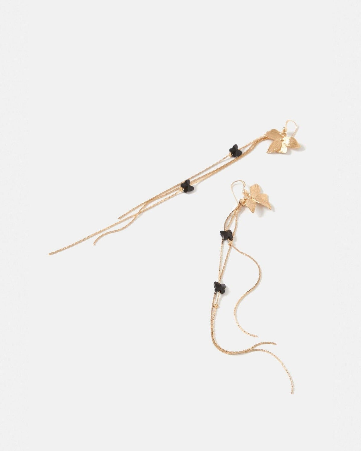 Orchid bfly earrings Earrings La Morenita 