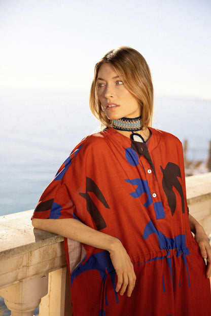 Orchie Kaftan Robe Maràvic 
