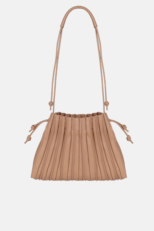 ORIGAMI|CAPPUCCINO LEATHER BAG Moi & Sass 