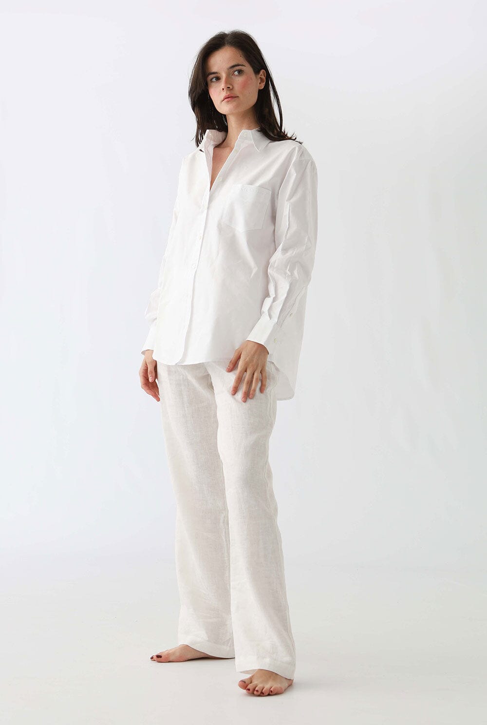 OXFORD SHIRT: WHITE Shirts & blouses The Villã Concept 