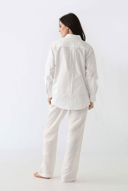 OXFORD SHIRT: WHITE Shirts & blouses The Villã Concept 