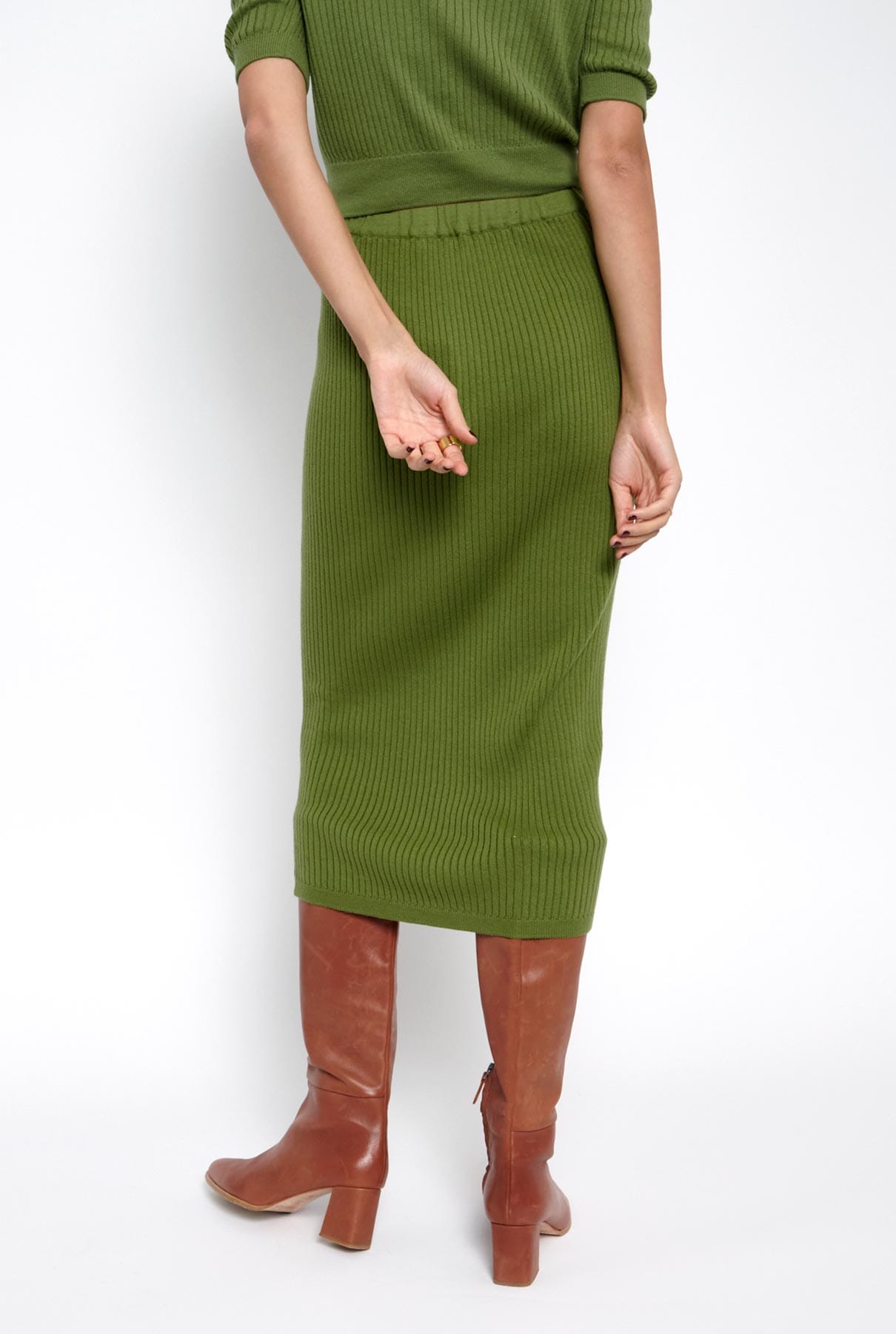Paltrow Skirt Green Skirts Amlul 