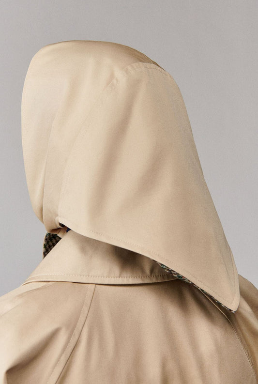 Pañoleta de algodón beige Nara Hats Kolonaki 