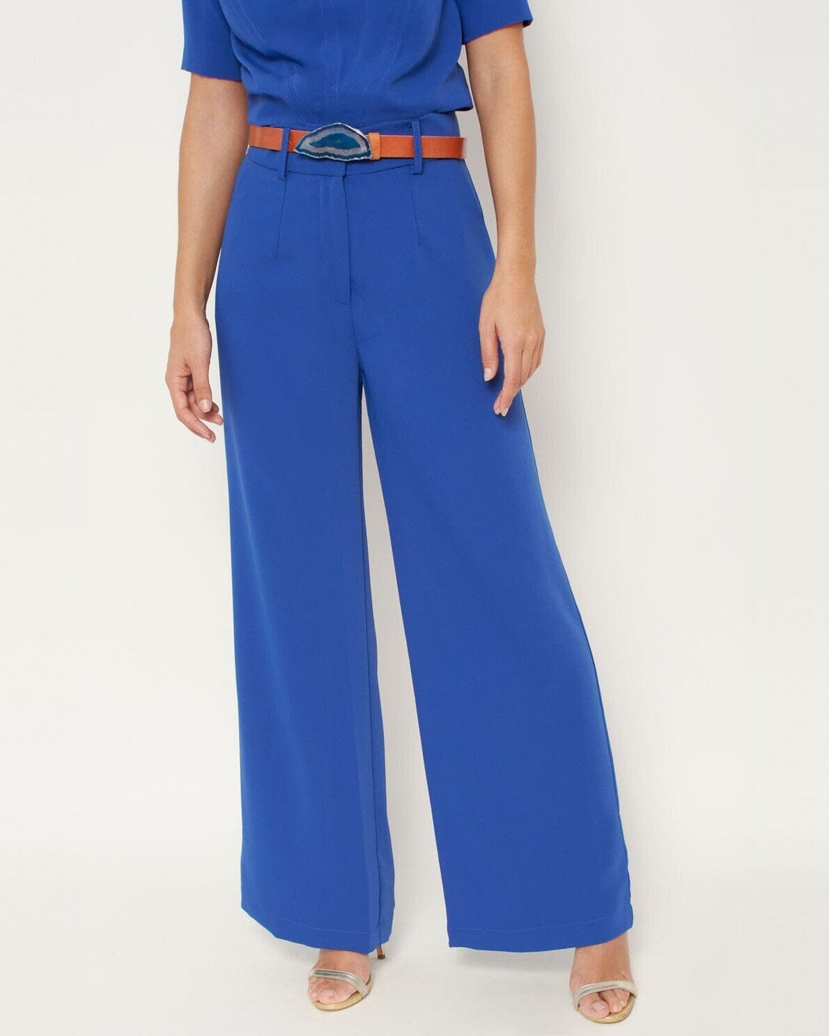 Pantalon Adela Azul Trousers Julise Magon 