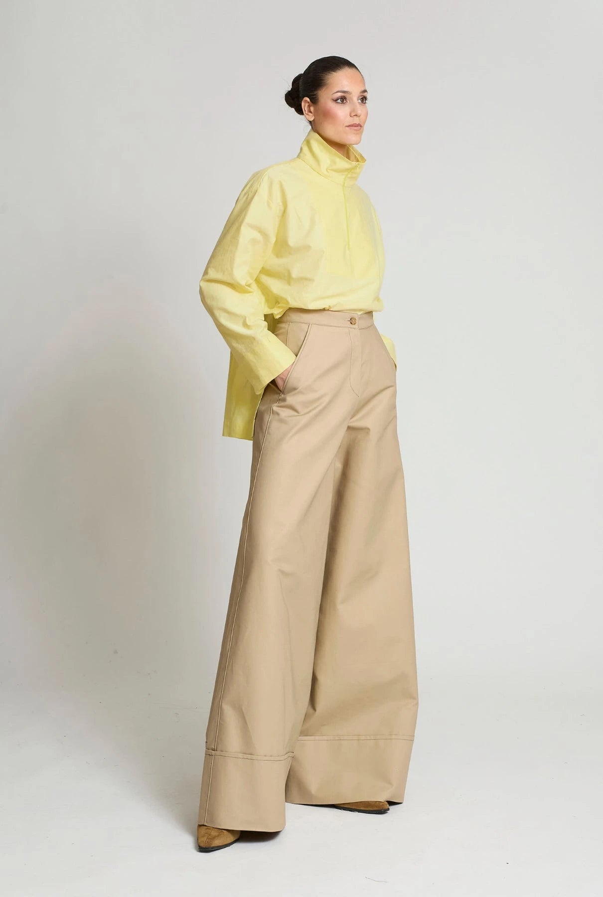 PANTALON ALEJANDRA CAMEL Trousers Zaitegui Studio 