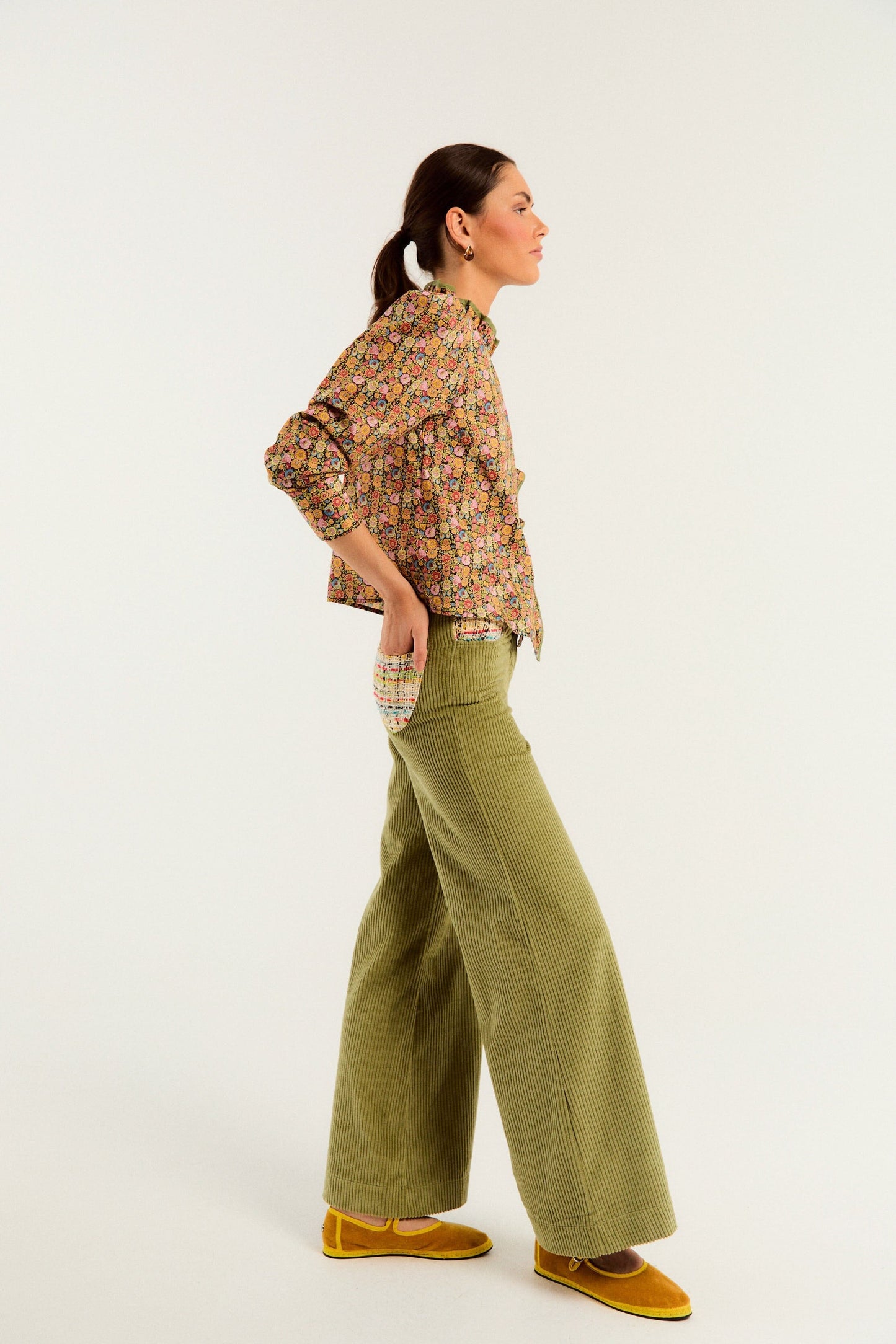 PANTALÓN ANGLET PANA PISTACHO Werit 