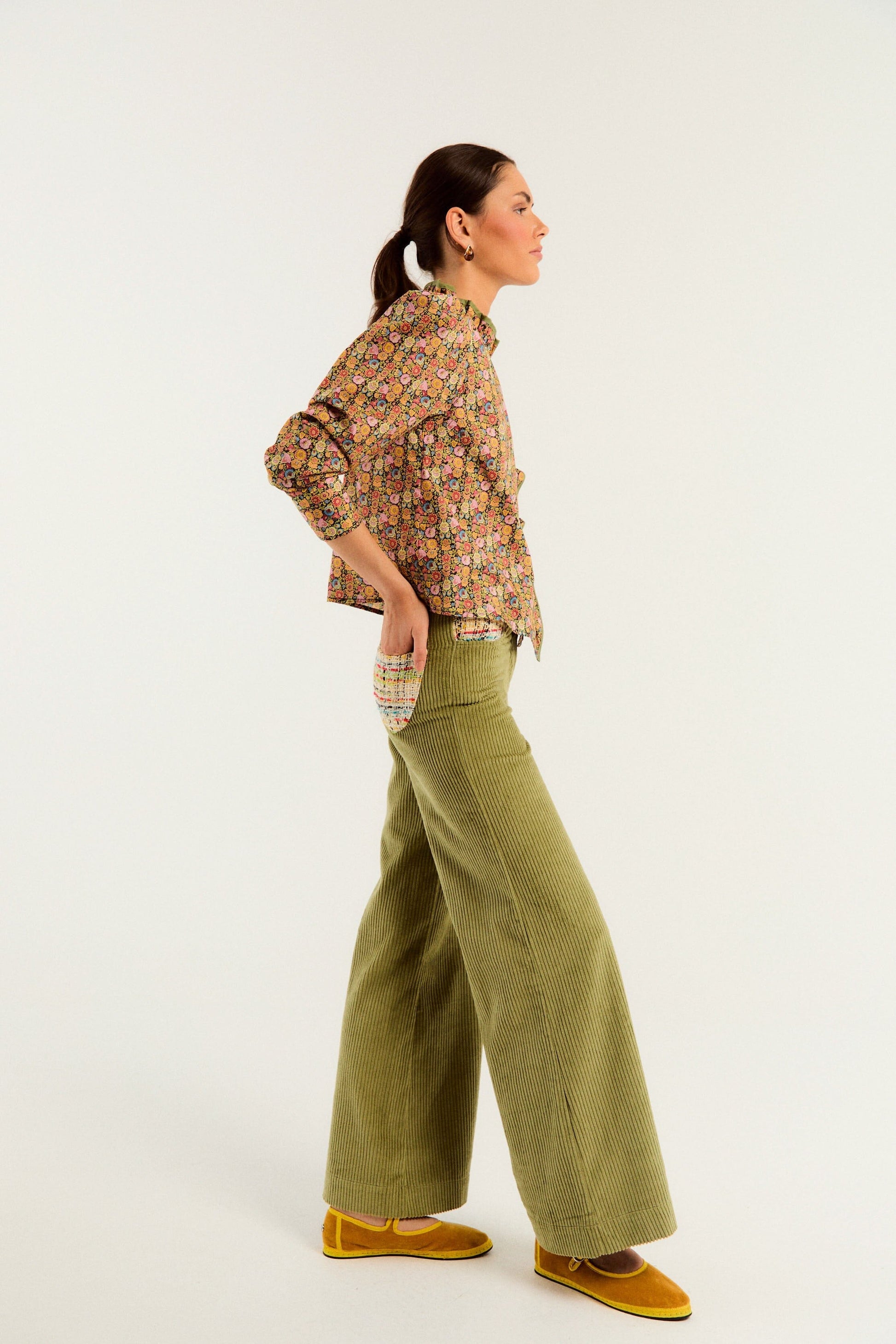 PANTALÓN ANGLET PANA PISTACHO Werit 