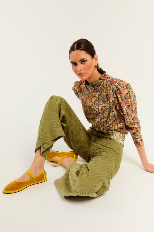 PANTALÓN ANGLET PANA PISTACHO Werit 