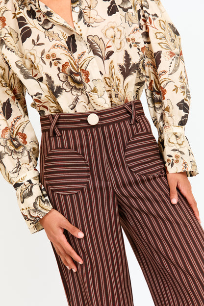 PANTALÓN ANGLET RAYA TEJA Trousers Werit 