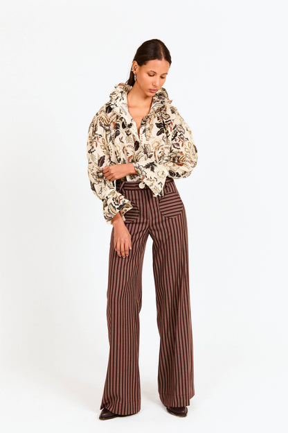 PANTALÓN ANGLET RAYA TEJA Trousers Werit 