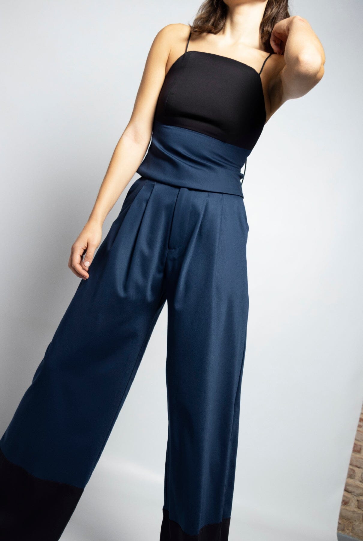 Pantalón Anna Marino-Negro Trousers Galcon Studio 