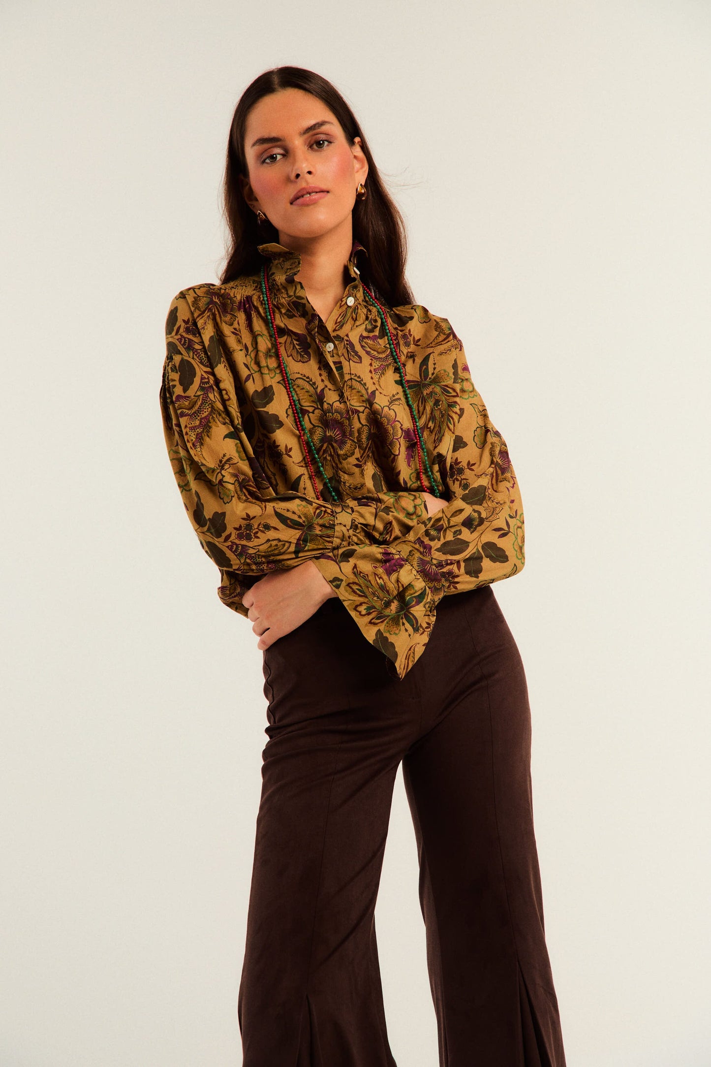 PANTALÓN AVEDON ANTE MARRÓN Werit 