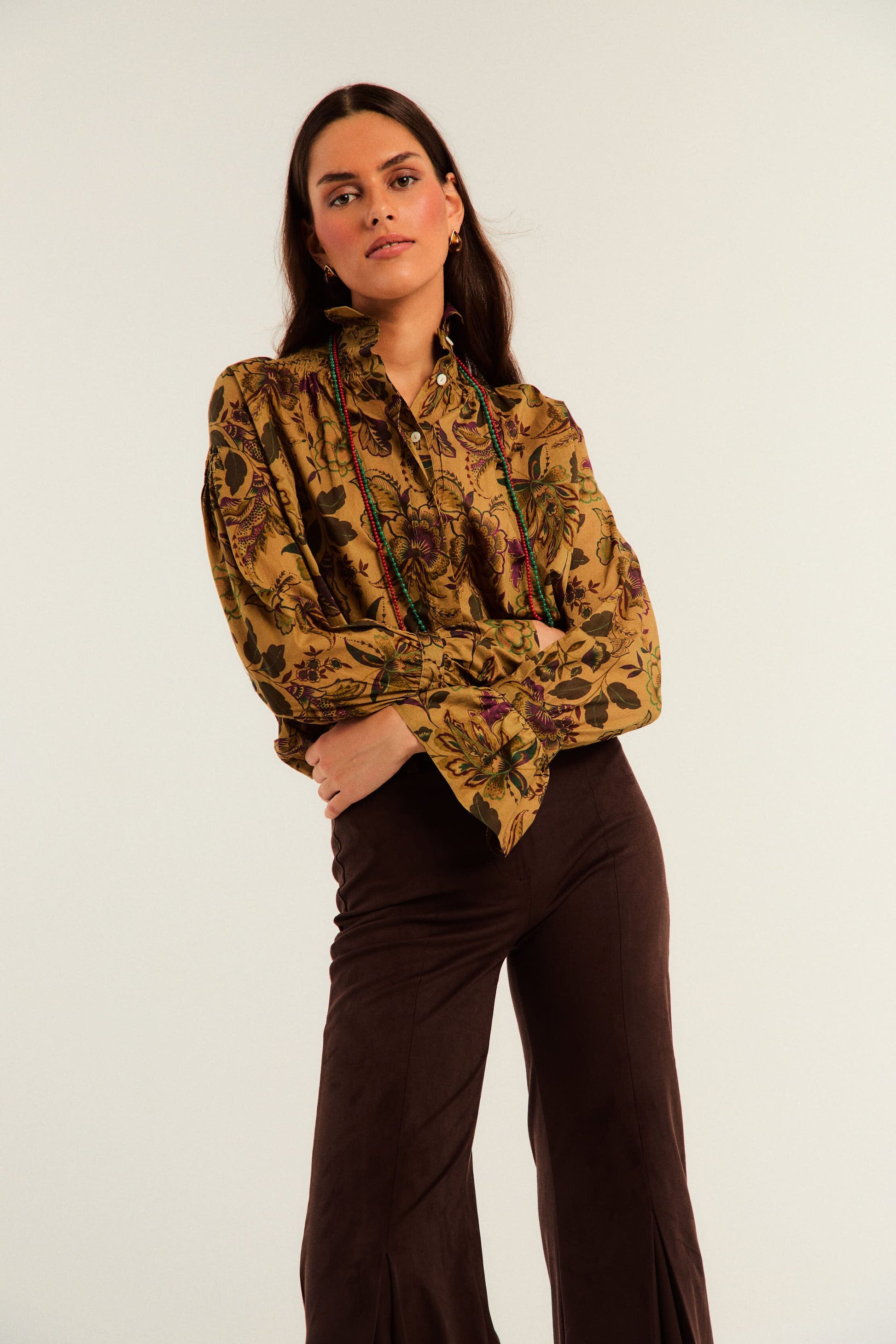 PANTALÓN AVEDON ANTE MARRÓN Werit 