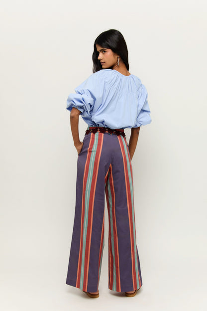 PANTALÓN BAYONA RAYAS AZUL Trousers Werit 