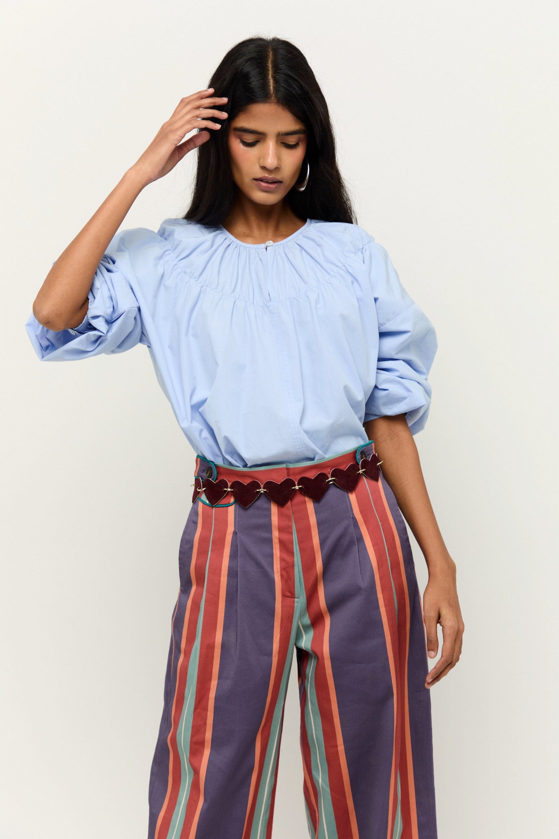 PANTALÓN BAYONA RAYAS AZUL Trousers Werit 