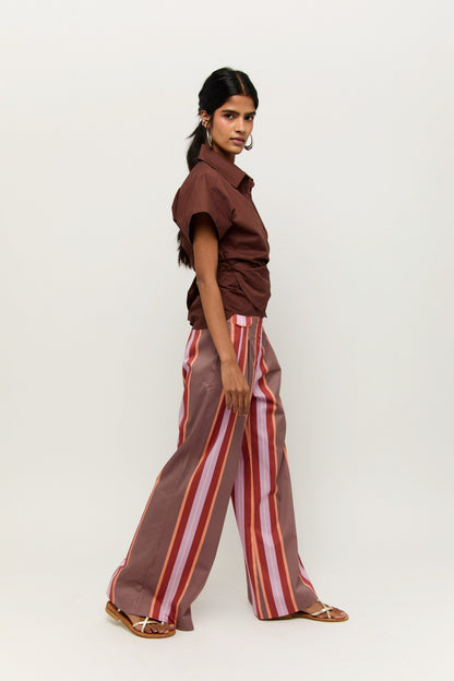 PANTALÓN BAYONA RAYAS NARANJA Trousers Werit 