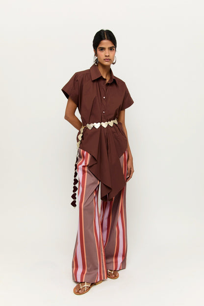 PANTALÓN BAYONA RAYAS NARANJA Trousers Werit 