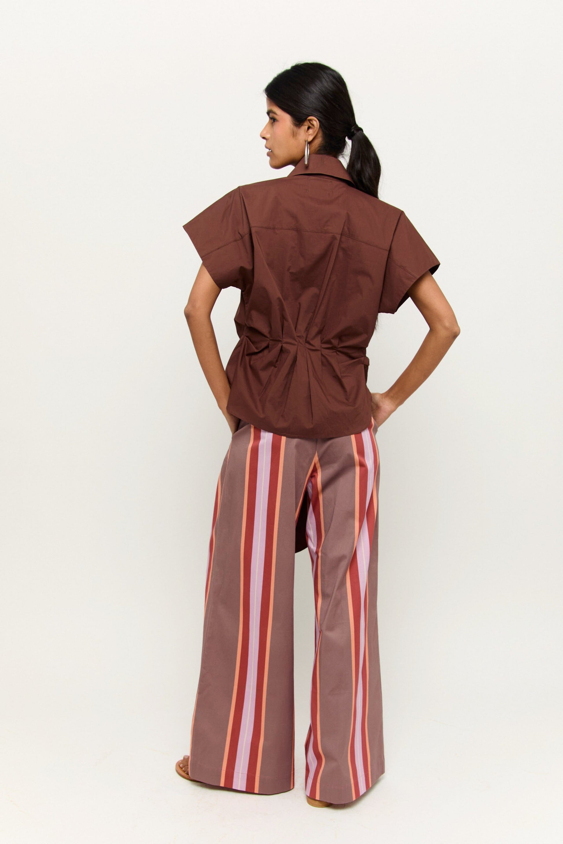 PANTALÓN BAYONA RAYAS NARANJA Trousers Werit 