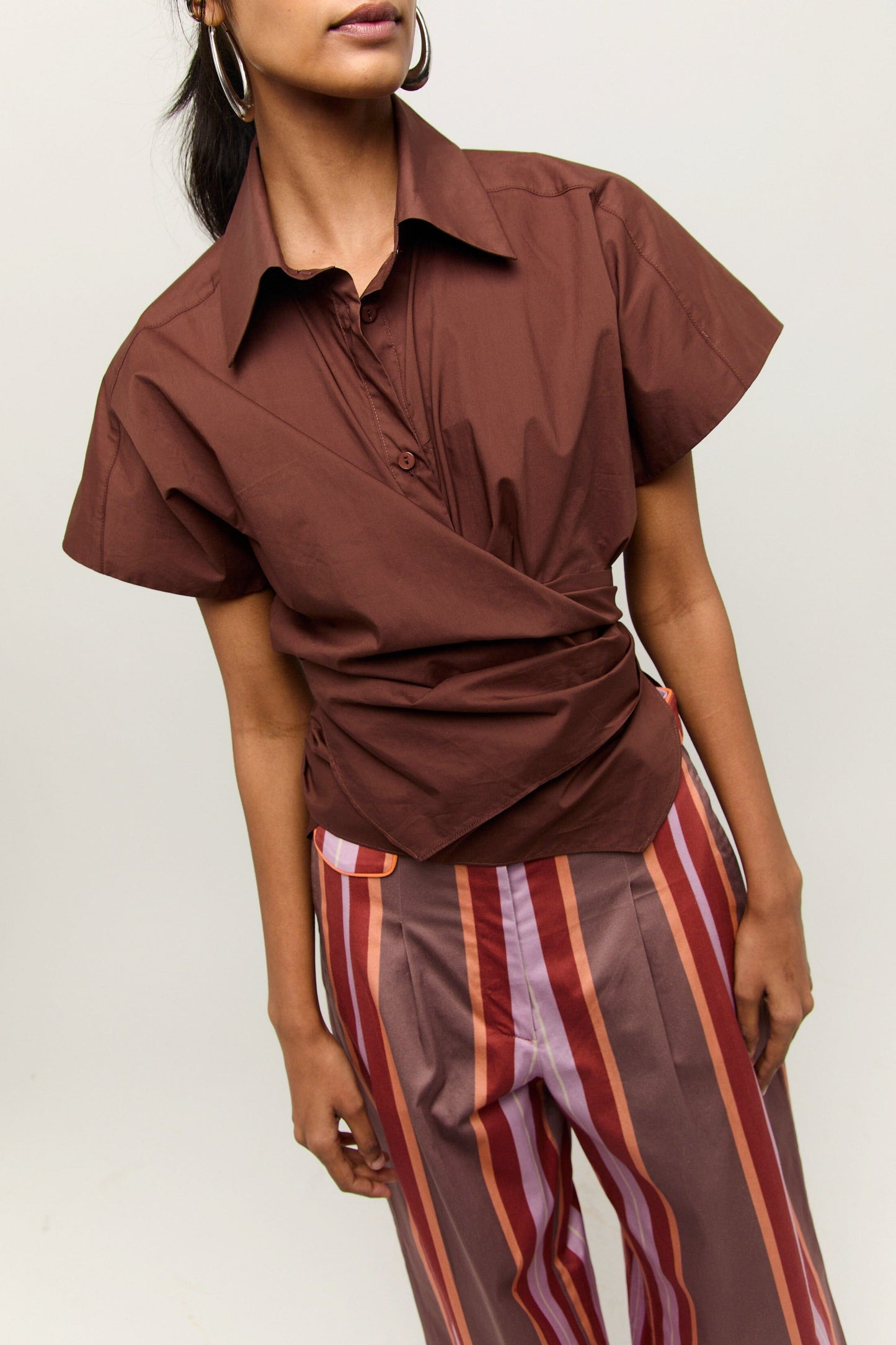 PANTALÓN BAYONA RAYAS NARANJA Trousers Werit 