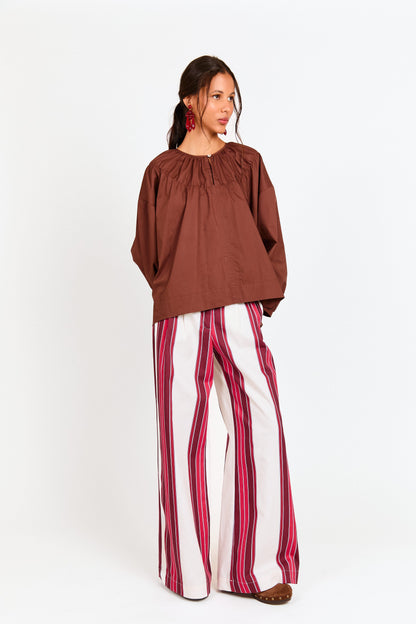 PANTALÓN BAYONA RAYAS ROJAS Trousers Werit 