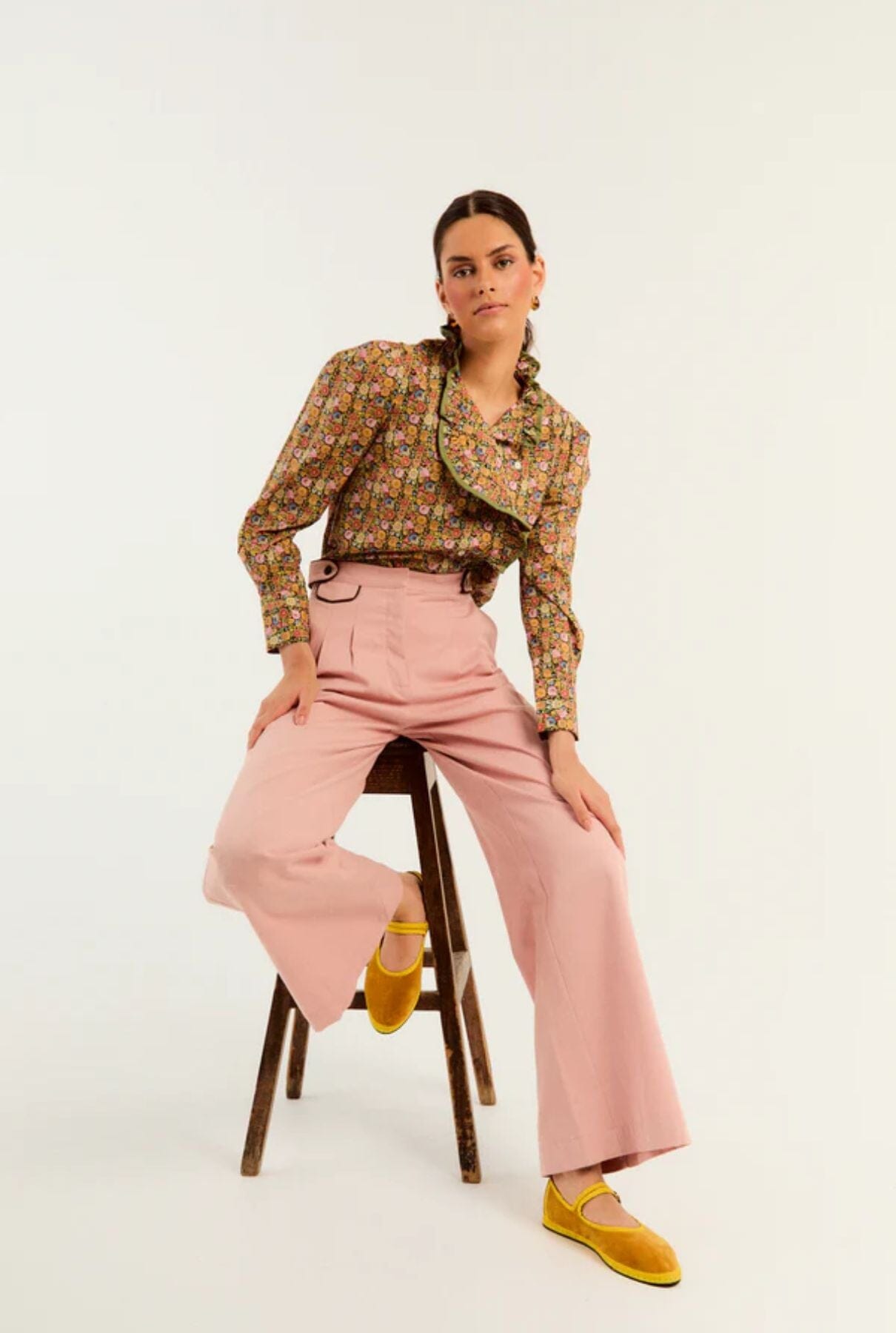 PANTALÓN BAYONA ROSA Trousers Werit 
