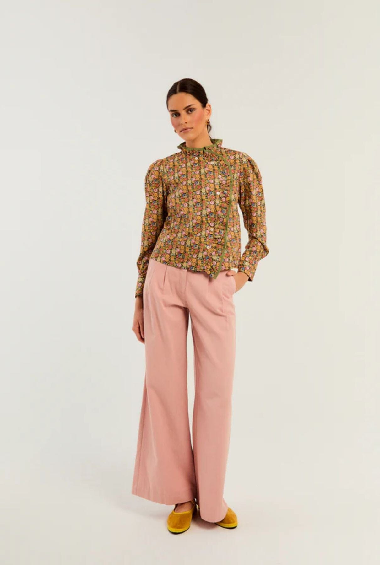 PANTALÓN BAYONA ROSA Trousers Werit 