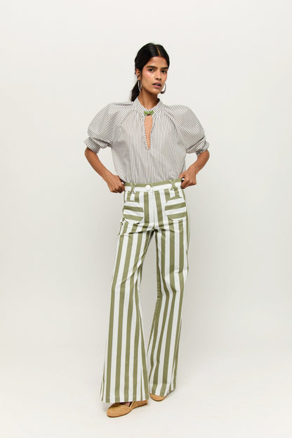 PANTALÓN BIARRITZ KAKI Trousers Werit 